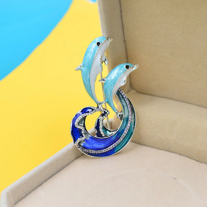 Dolphin Brooches