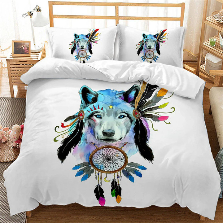 Wolf Dreamcatcher Bed Set