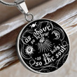 Witch - As Above So Below - Circle Pendant Necklace