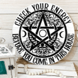 Witch - Check Your Energy - Wood Sign
