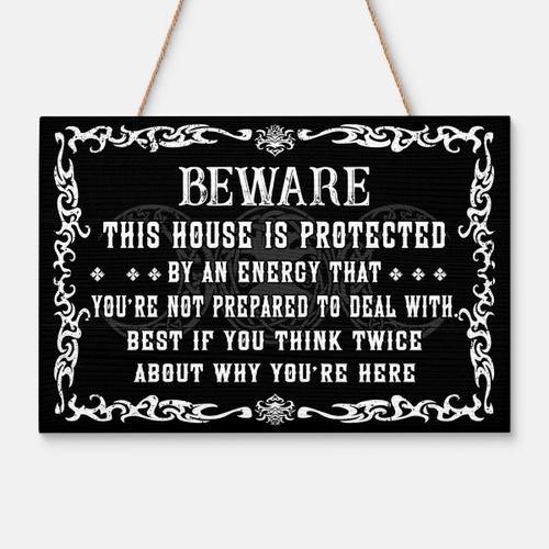 Witch - Beware - Wood Sign