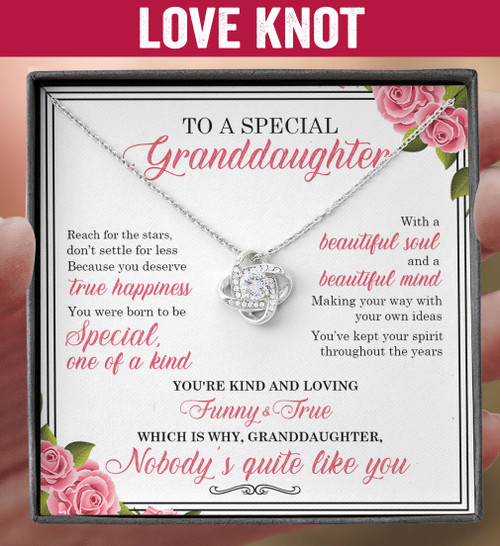 Family - To A Special Granddaughter 2 - Pendant Necklace