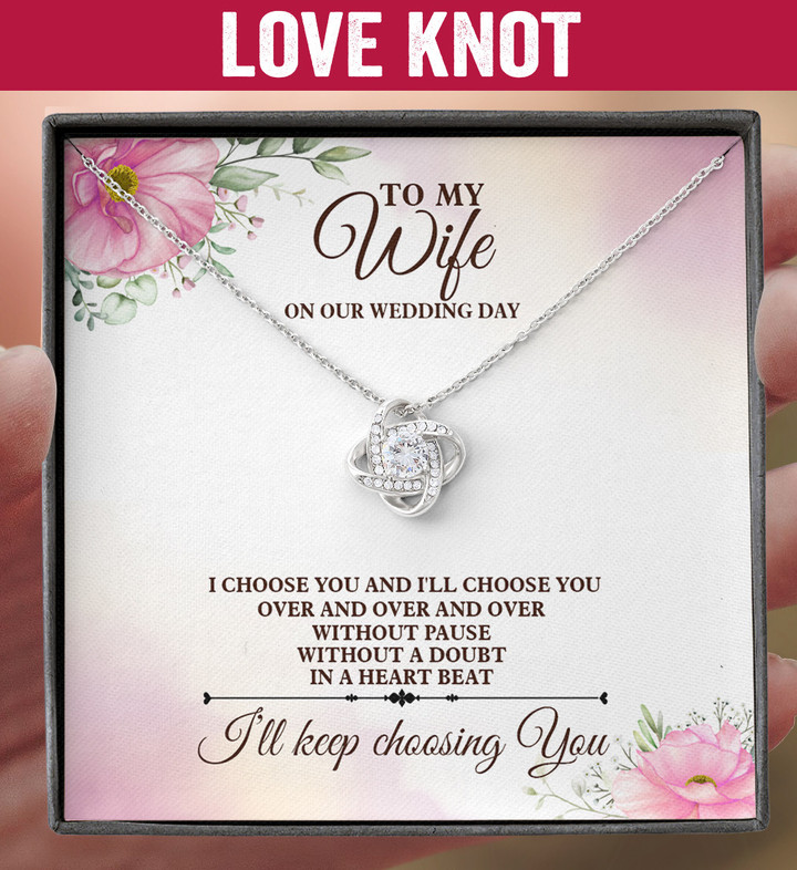 Family - To My Wife On Our Wedding Day - Pendant Necklace