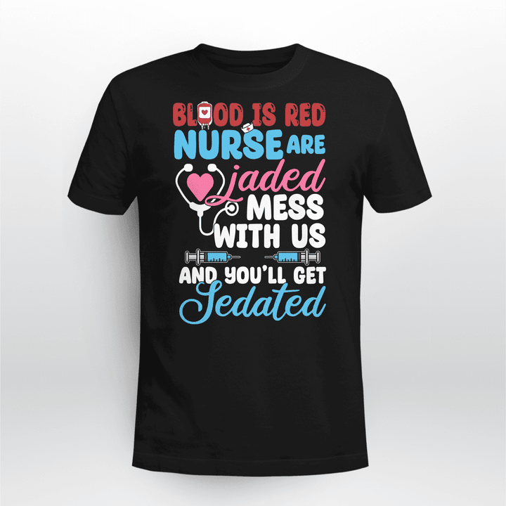 Nurse - Blood Is Red - Apparel