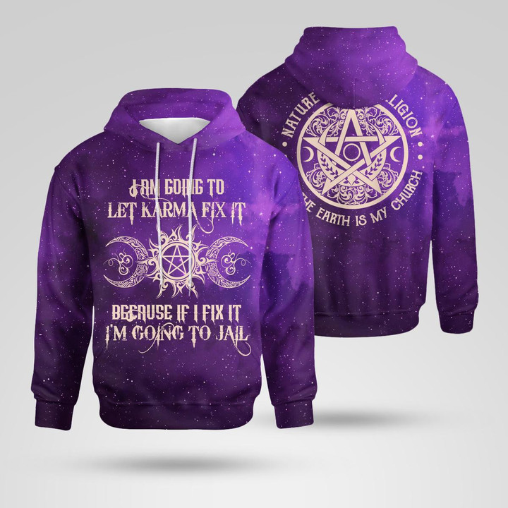 Witch - I'm Going To 7 - AOP Hoodie