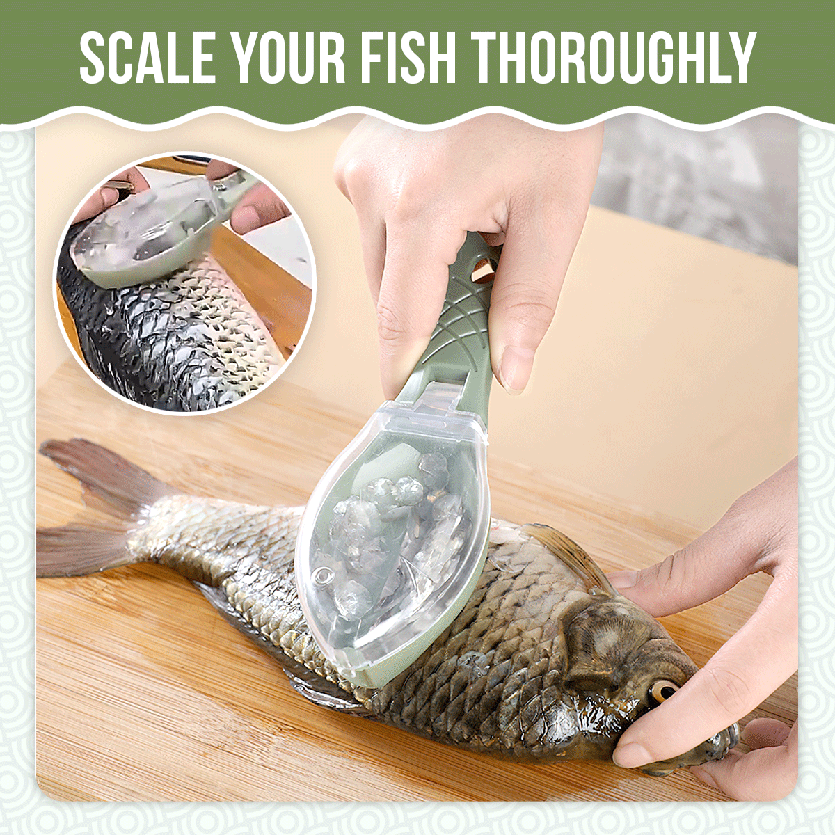 Easy Fish Scale Scraping Brush