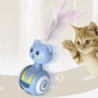 Automatic Tumbler Funny Rolling Feather Interactive Cat Toys
