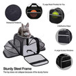 Expandable Foldable Soft-Sided Carrier Bag For Cat Dog