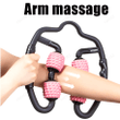 U Shape Trigger Point Massage Roller with 4 Wheels -FAEVEZ™ Beauty & Health