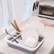 Foldable Dish Rack Kitchen Storage Holder Adjustable Drainer FAEVEZ™- Kitchen Gadgets