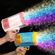 Automatic Unleash Rocket Bubble Gun with 69 Holes for Children FAEVEZ™- Toys & Hobbies