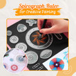 Spirograph Interlocking Gears & Wheels Geometric Drawing Ruler Set FAEVEZ™- Toys & Hobbies