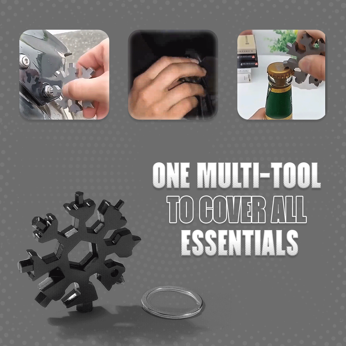 18-in-1 Multifunctional Snowflake Tool FAEVEZ™- Men's Accessories