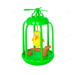 Squeaky Bird Cage Funny Tumbler Interactive Toys For Cats FAEVEZ™- Pets