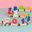 Numbers And Letters Magnetic Wooden Toy Train Puzzle -Toys & Hobbies
