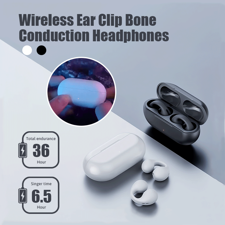 Wireless Ear Clip Bone Conduction Headphones- Technology