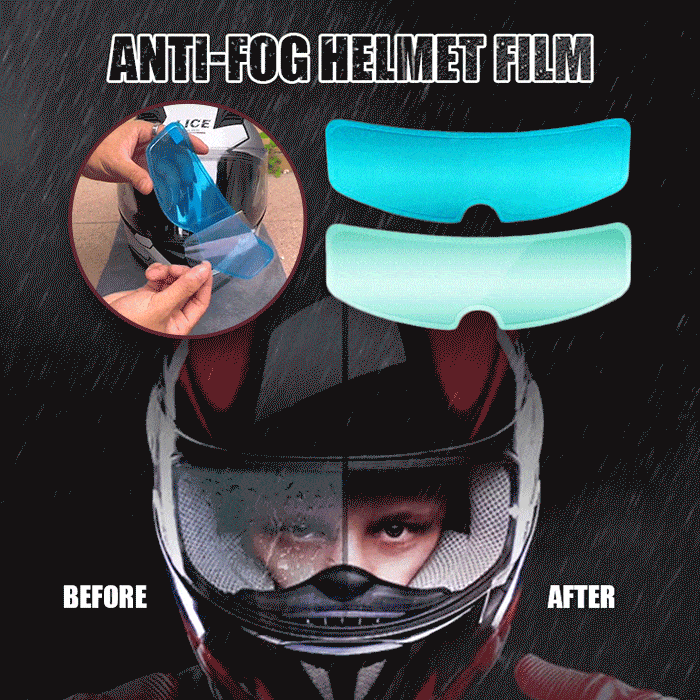 Anti-fog Helmet Film - Cars & Motorbikes
