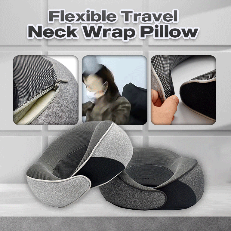 Flexible Travel Neck Wrap Pillow - Beauty & Health