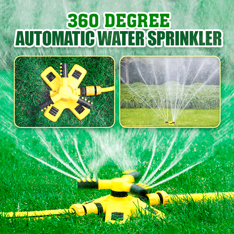 360 Degree Automatic Water Sprinkler - Garden Tools