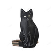 Black Cat Shaped Crossbody Bag - Bags