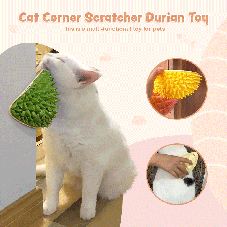 Cat Corner Scratcher Durian Toy - Pets Accessories