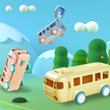 Portable Water Cup Bus Shape - Babies & Kids