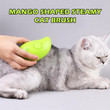 Mango Shaped Steamy Cat Brush - Pets Accessories