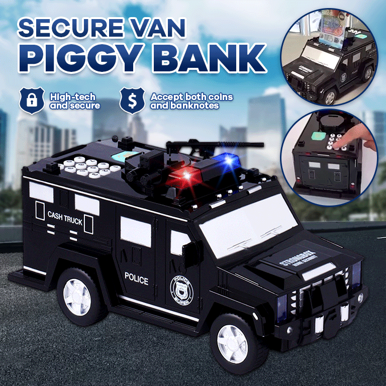 Secure Van Piggy Bank Safe - Toys & Hobbies