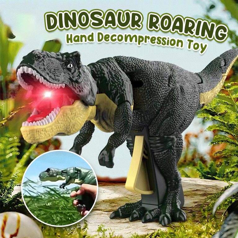 Dinosaur Roaring Hand Decompression Toy - Toys & Hobbies