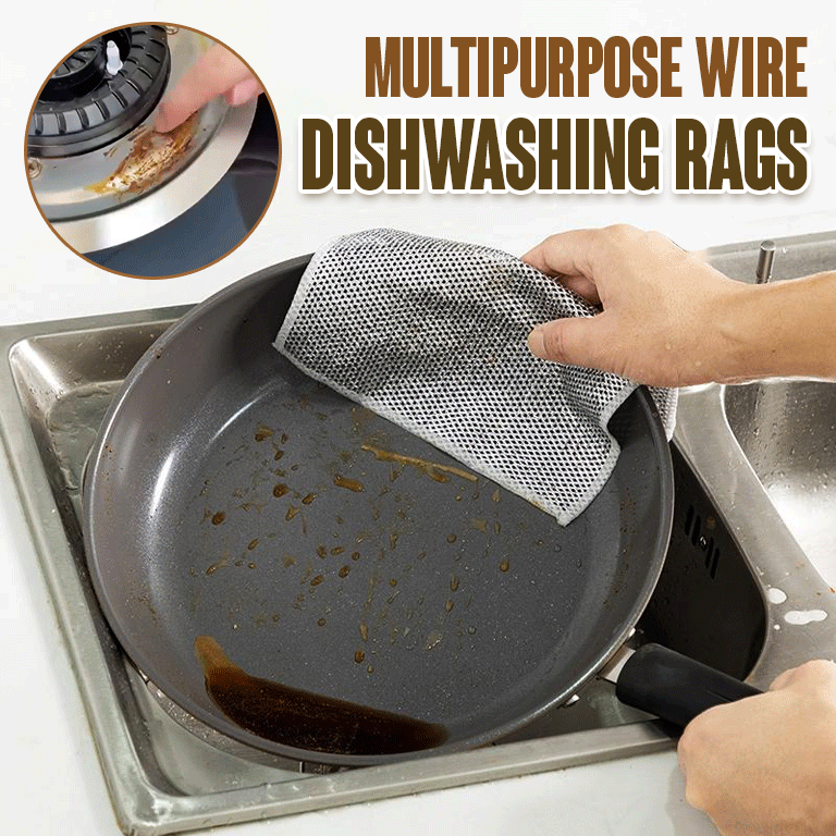Multipurpose Wire Dishwashing Rags - Kitchen Gadgets