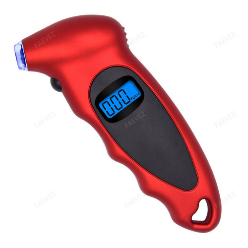 Tyre Pressure Gauge With Backlight LED Display - Cars & Motorbikes