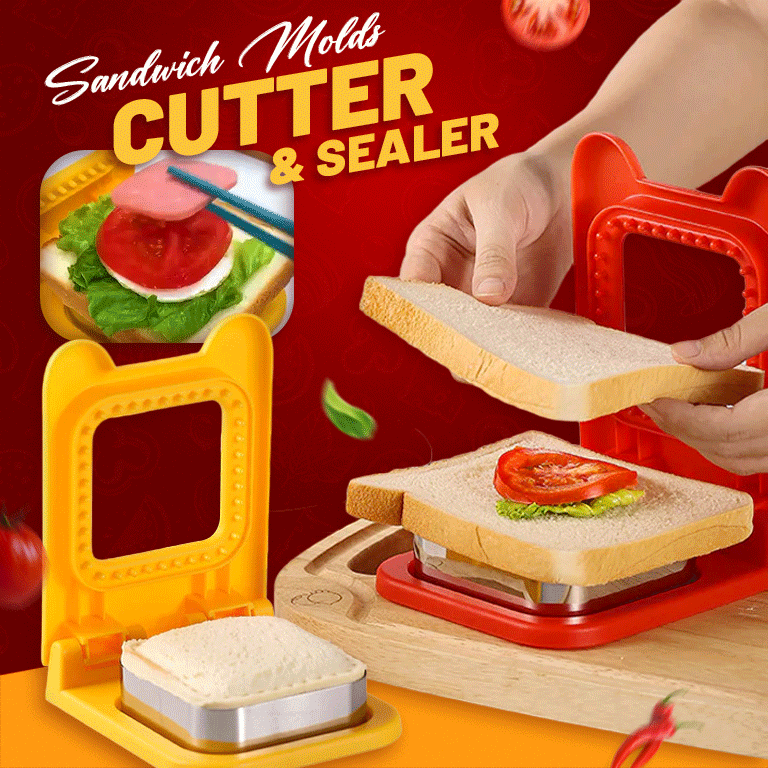 Sandwich Molds Cutter and Sealer - Kitchen Gadgets
