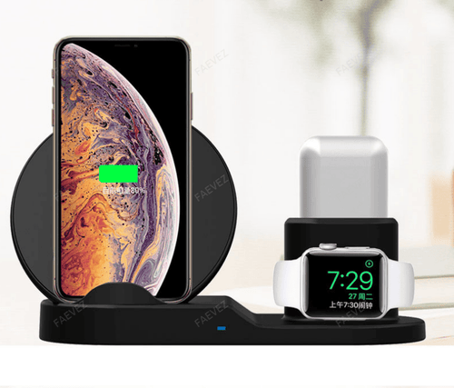 3-in-1 Wireless Charger Compatible with Apple - Technology