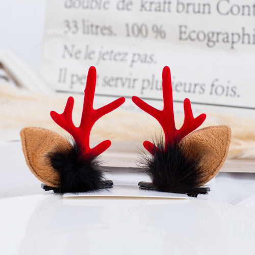 Christmas Girl's Antlers Hairpin - Christmas New Collection