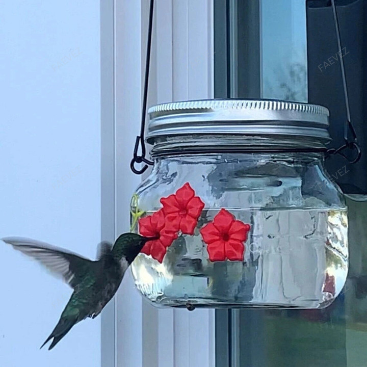 Mason Jar Hummingbird