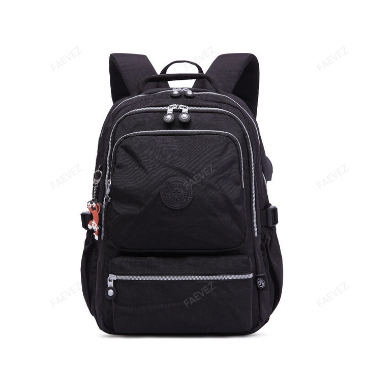 High-capacity USB Charge School Bags Backpack