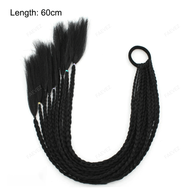 Elastic Rubber Band Elastic Band Girls Hair Extension Ponytail Braid Hairstyle -FAEVEZ™ Beauty & Health