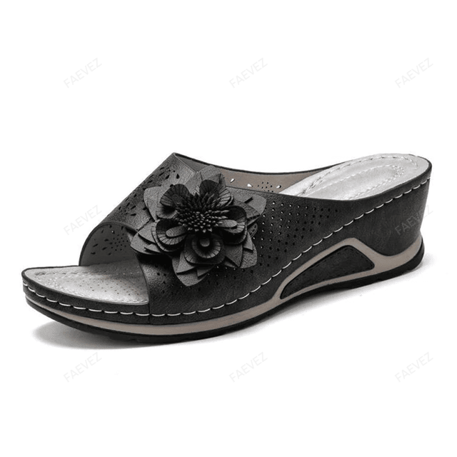 Soft Footbed Comfortable Floral Sandals FAEVEZ™- Shoes