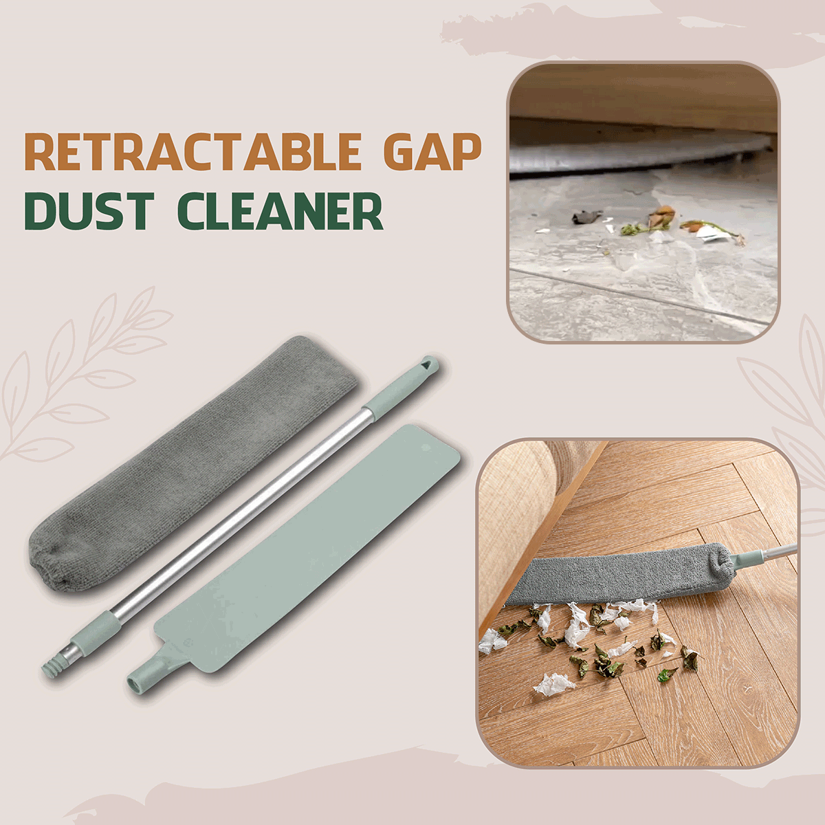 Retractable Gap Dust Cleaner FAEVEZ™- Home Devices