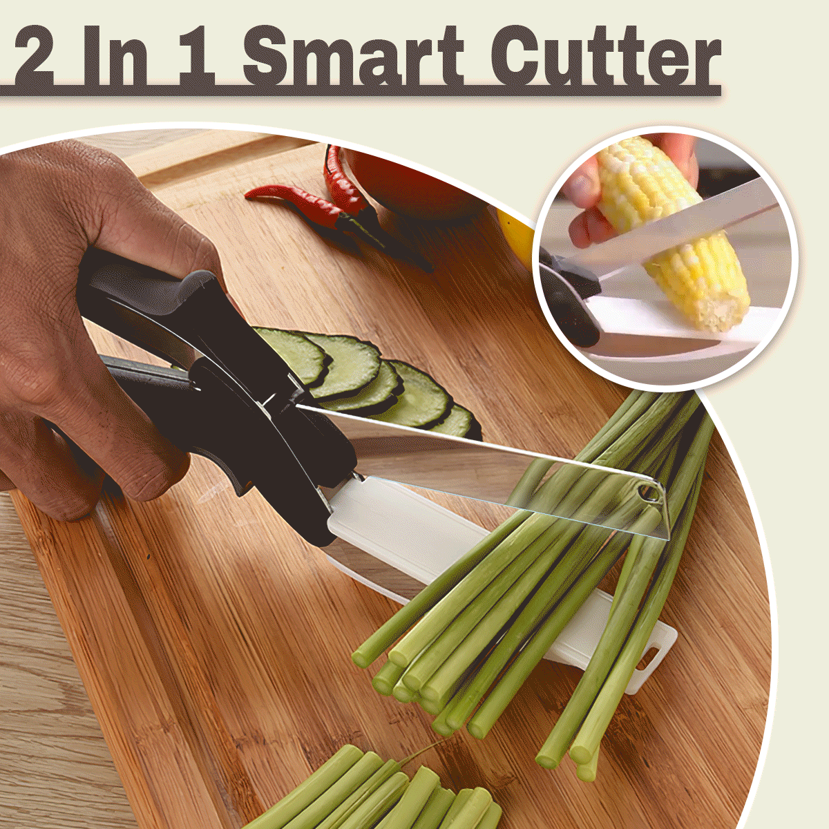 2 In 1 Smart Cutter FAEVEZ™- Kitchen Gadgets