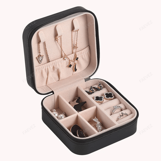 Portable Accessories Organizer Travel Jewelry Box FAEVEZ™- Women's Accessories