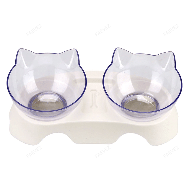 Cat-shaped Anti-Vomiting Non-Slip Cat Feeding Bowls FAEVEZ™- Pets