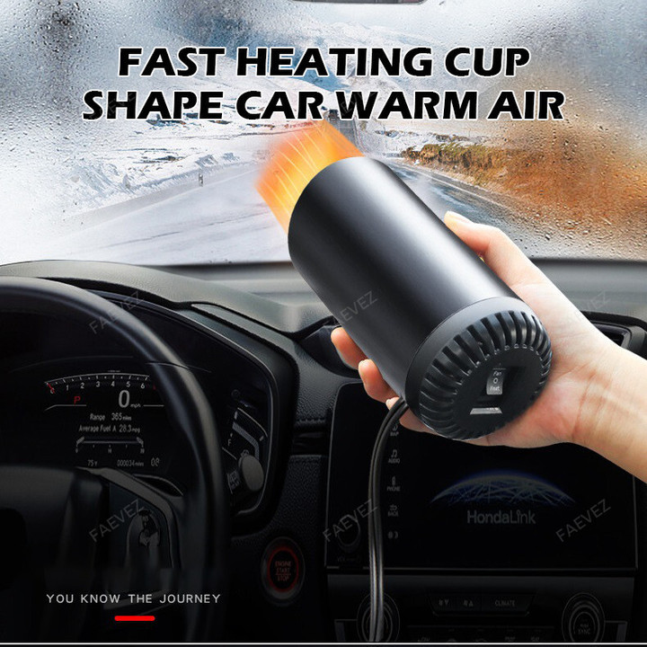 Fast Heating Cup Shape Car Warm Air Blower FAEVEZ™-Cars & Motorbikes