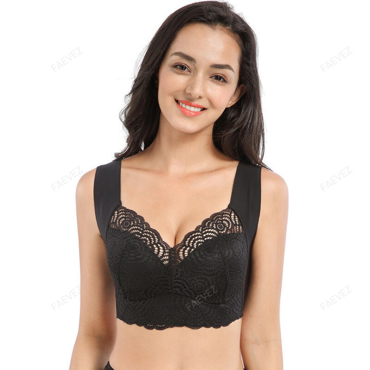 Comfortable and Breathable Lace Cut-Out Bra FAEVEZ™- Women's Fashion