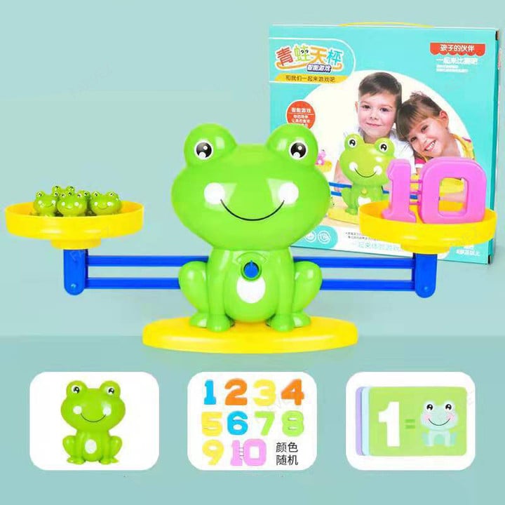 Frog Math Training Scale Toys for Kids- Toys & Hobbies