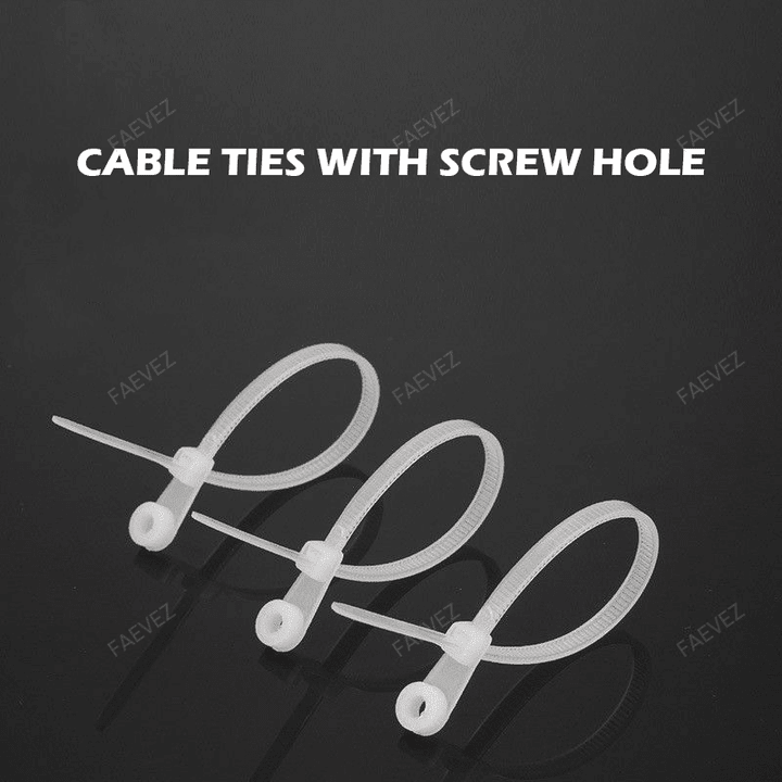 Cable Ties with Screw Hole - Home Devices