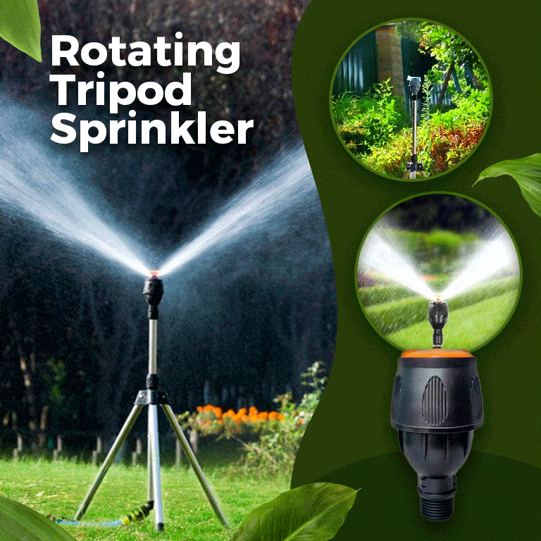 Rotating Tripod Sprinkler - Garden Tools