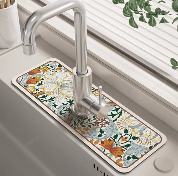 Classic Sink Faucet Drain Pad Table Mat - Kitchen Gadgets