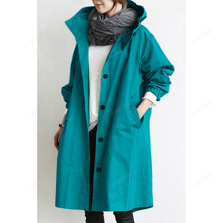 Hooded Trendy Classic Coat - Winter Items