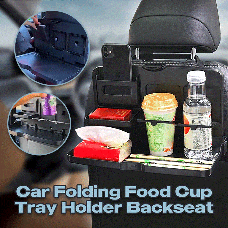 Car Folding Food Cup Tray Holder Backseat - Cars & Motorbikes